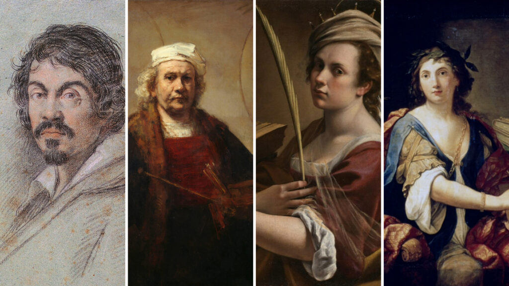 Caravaggio - Rembrandt van Rijn - Artemisia Gentileschi - Elisabetta Sirani