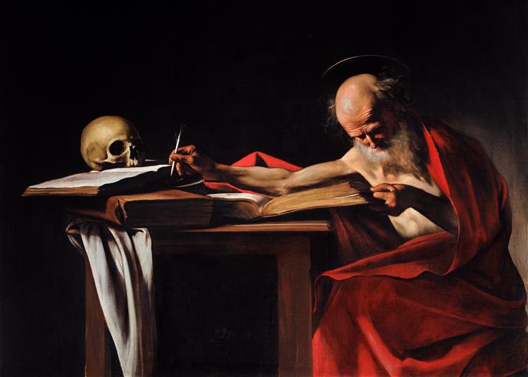 Michelangelo Merisi da Caravaggio - Saint Jerome Writing