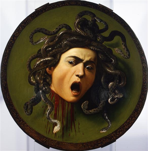 Caravaggio - Medusa (1597)